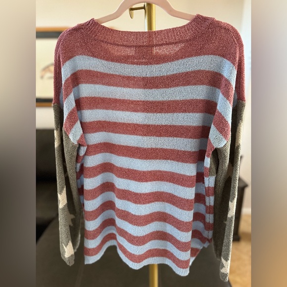 POL God Bless America Oversized Sweater / Size Small - Picture 3 of 6